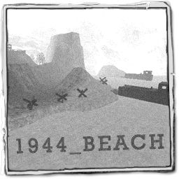Local map thumbnail for 1944 beach