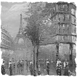 Local map thumbnail for eiffel tower